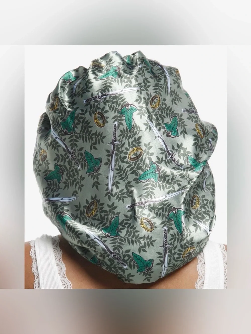 Lord of the Rings Reversible Satin Bonnet- New